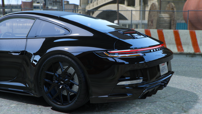 2024 Porsche 911 Touring [GTA5 / FiveM] (Add-on / Animated Spoiler / HUD)