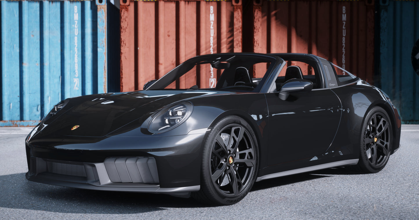 2025 Porsche Targa 4 GTS [Addon | FiveM | Extras | Active Spoiler]