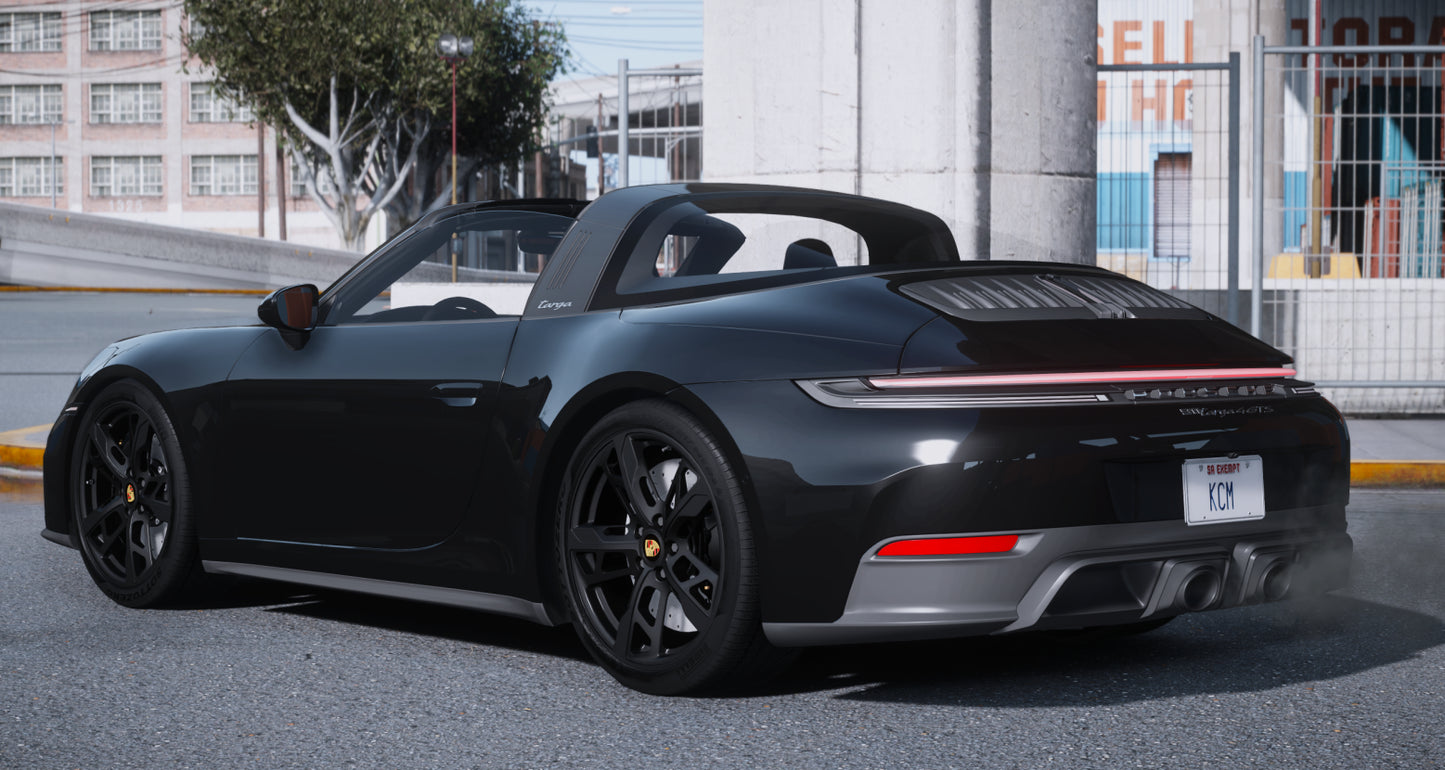 2025 Porsche Targa 4 GTS [Addon | FiveM | Extras | Active Spoiler]