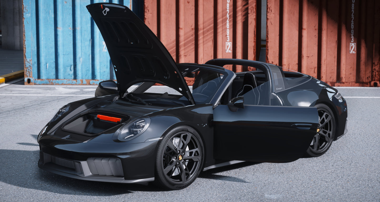 2025 Porsche Targa 4 GTS [Addon | FiveM | Extras | Active Spoiler]